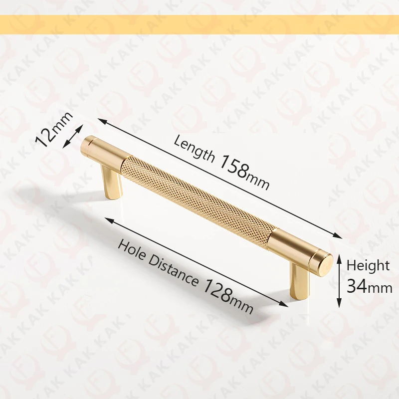 

KAK Ручки для шкафов алюминиевые золотые черные