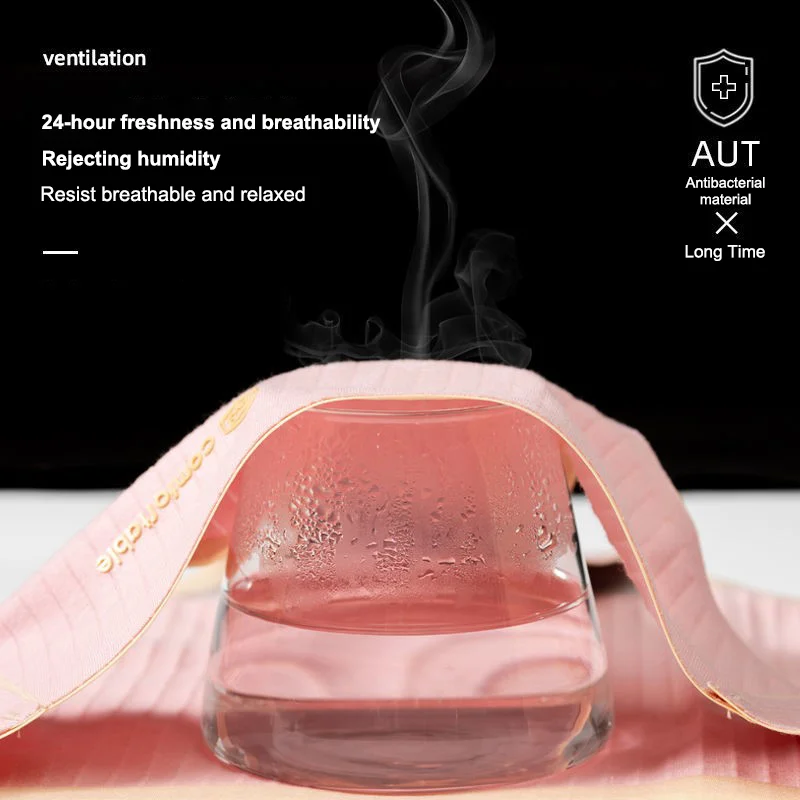 Хлопковые трусики женское нижнее белье однотонные без следов удобное мягкое