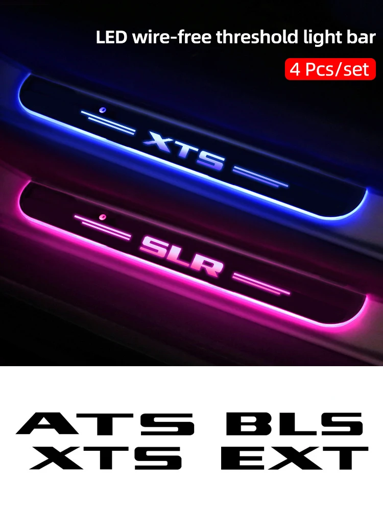 

Светодиодная подсветка для автомобильной двери для Cadillac ATS BLS CT4 CT5 CT6 CTS Escalade EXT SLR SLS SRX STS XT4 XT5 XT6 XTS