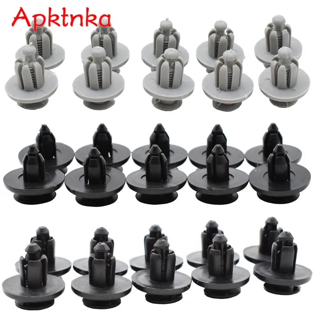 100 шт. пластиковые автомобильные фиксаторы для крыльев и бамперов 6 мм 7 8 9