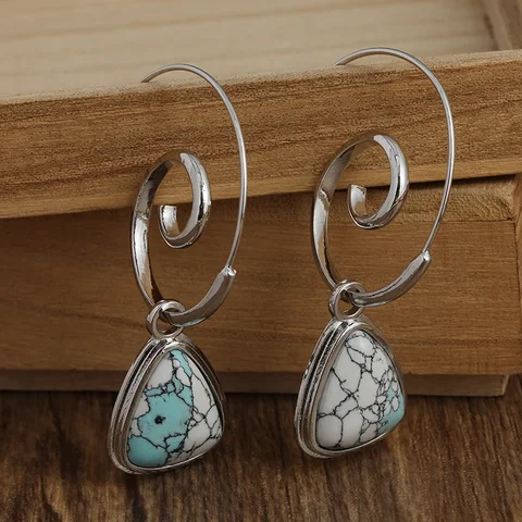 Серебряные висячие серьги NovoPublic