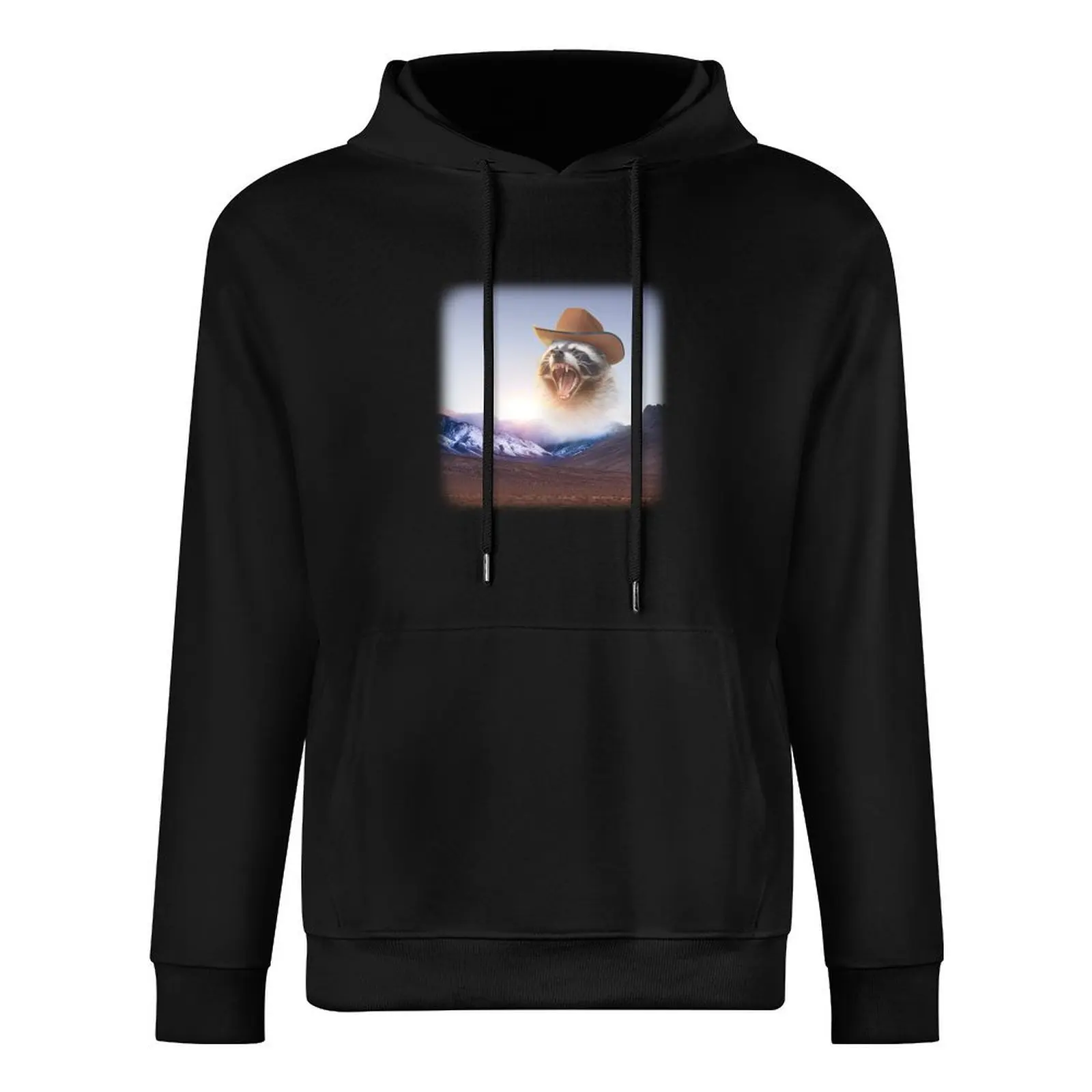 Ковбойский енот пуловер с капюшоном одежда для мужчин осенняя куртка мужской