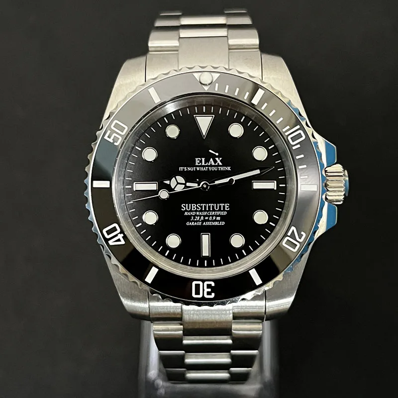 2023 Automatic Watch for Men NH35 Movement Sapphire Crystal OEM Relax Dial C3 BGW9 Lume Glide Buckle Waterproof Fashion Watch