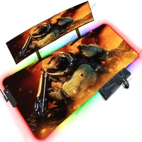 doom slayer accessories for gamer 1200x500 computer accessories led rgb carpet redragon keyboard desk table oversize mouse pad
