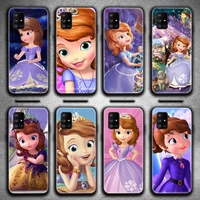 sofia the first phone case for samsung galaxy a52 a21s a02s a12 a31 a81 a10 a30 a32 a50 a80 a71 a51 5g