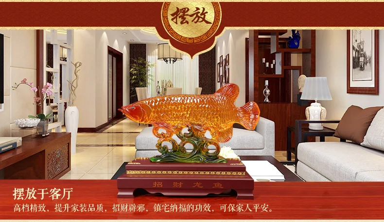 30см БОЛЬШОЙ # 2020 офис дом бизнес эффективный FENG SHUI талисман деньги рисунок 3D рыба