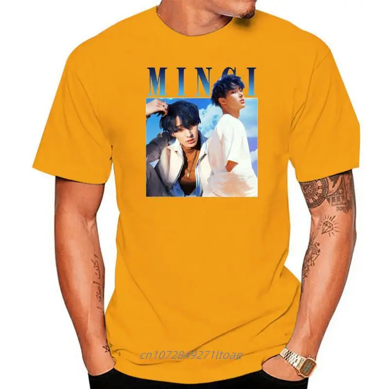 

Ateez Korean Boy Band Mingi - Black T-Shirt Apparel Casual Tee Shirt