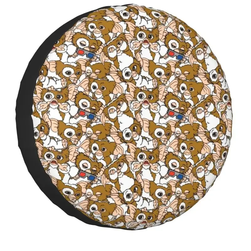 Чехол на запасное колесо с милым рисунком Gizmo Gremlins подходит для Jeep Pajero 4x4 SUV Horror Mogwai