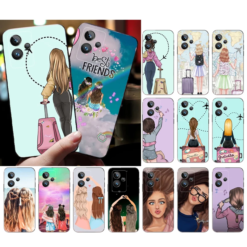 

Best Friends BFF Phone Case for OPPO Realme 10 Pro Plus 9 8 7 6 Pro GT 2 Pro X2 Pro C21Y C11 X3 SuperZoom Funda