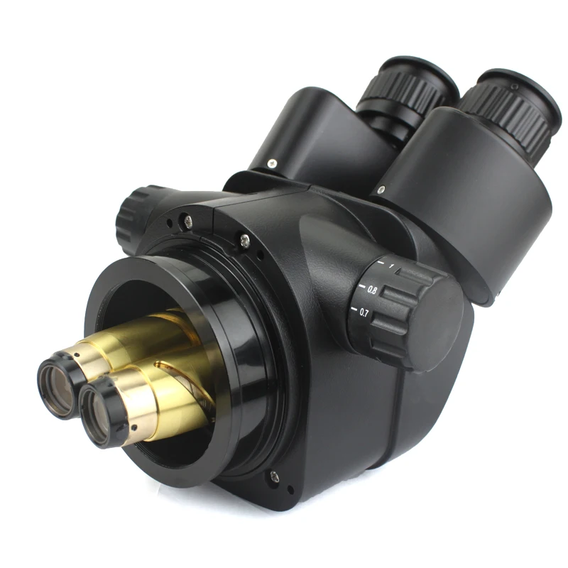 7X-45X 3 5X-90X Simul-Focal Trinocular Microscope Zoom Стереомикроскопическая головка 0 5x 2 0x 7x 1 75x