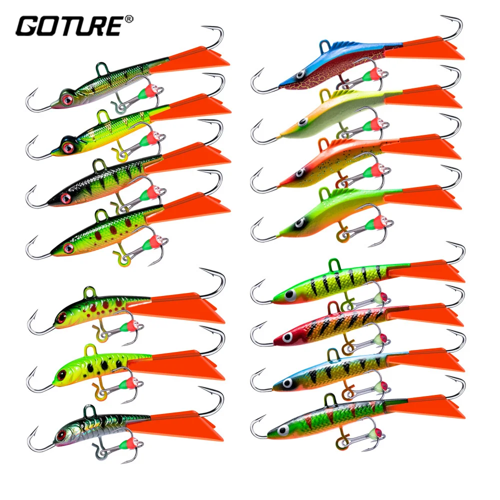 

Goture Ice Fishing Lure Balancers Professional Winter Jig Wobblers Bait for Trout Bass Pike Carp for Fishing Pesca 2023 Hot