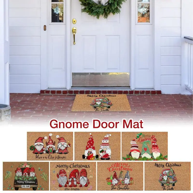 

Gnome Door Mat Nonslip Entryway Floor Rug Home Door Mat Floor Decoration Gnome Door Mat