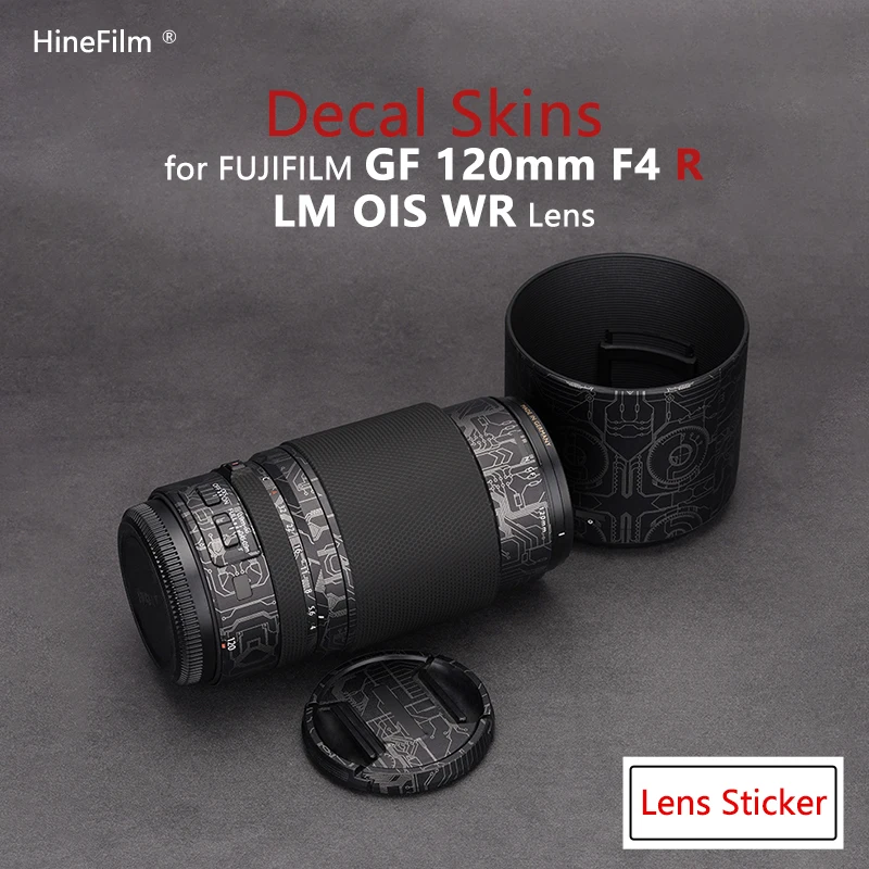 Пленка для объектива Fuji GF120 F4 Премиум стильная наклейка для FUJIFILM Fujinon GF120mm F4 R LM OIS WR защита для макрообъектива защитная пленка