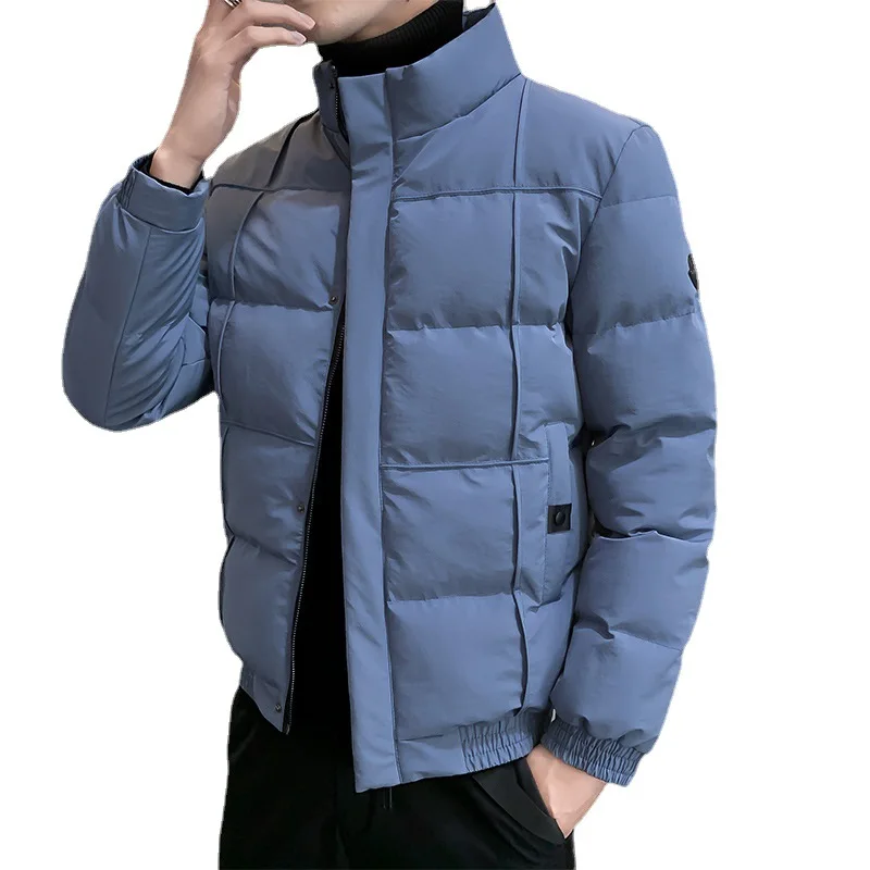 Cotton coat men's winter 2023 new couple Korean version plush thick cotton jacket men's coat