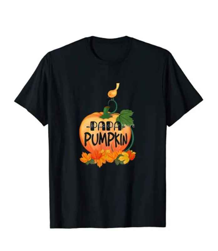 

new man bigger size cotton teeshirt Men'S Papa Pumpkin New Dad Funny Halloween Gifts T-Shirt Custom Made fahsion Tee Shirt