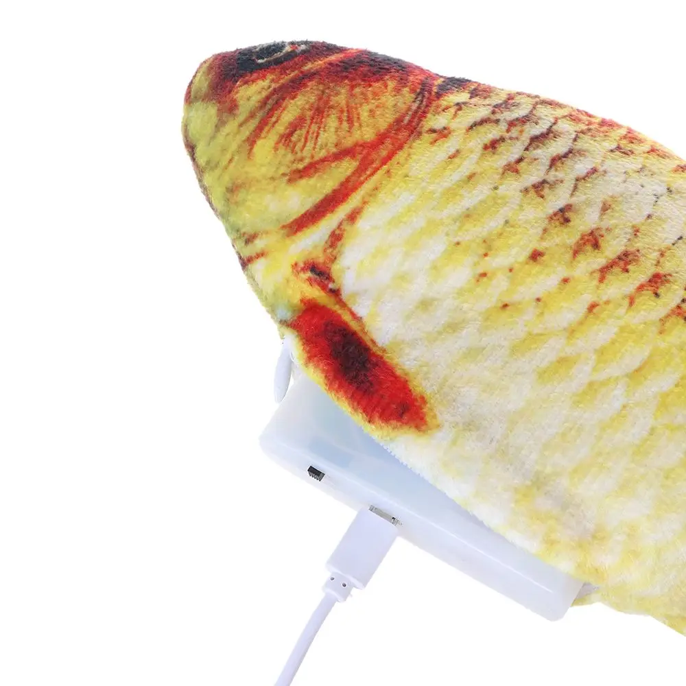 Игрушка для кошек с USB-зарядкой Интерактивная электрическая рыба-дисковод