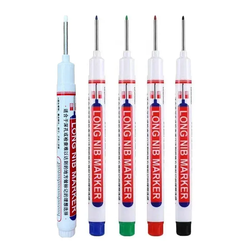 

Маркеры Для Рисования С Удлиненным Наконечником 20 Мм - Набор 5-100 Шт. Для Глубоких Отверстий, Перфорации Металла, С Ручкой