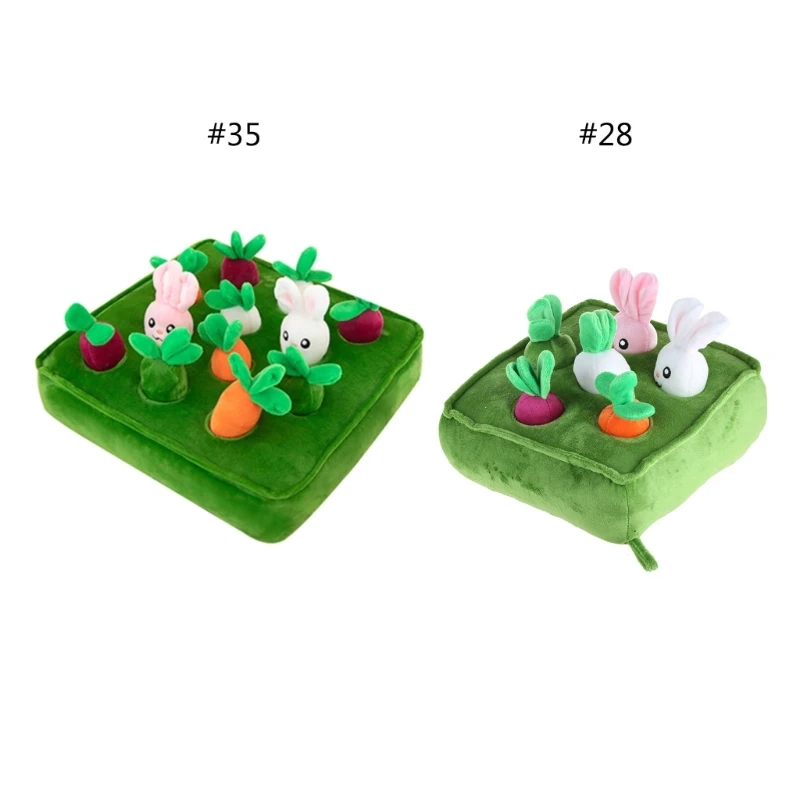 

Carrot Harvest Game Plush Toy for Baby Boys and Girl 1 2 3 Years Old Educational Sorting Puzzle Gift Montessori Toy Dropship