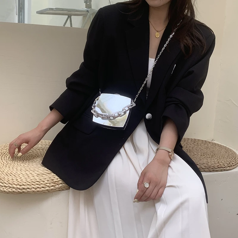 Purses and Handbags for Women 2023 New Fashion Chain Small Box Bag Mirror Square Shoulder Bag Woman High Quality Crossbody Bags