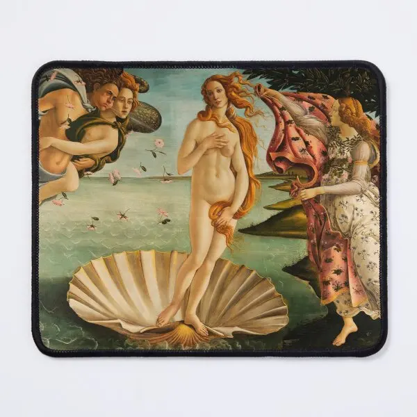 The Birth Of Venus Sandro Botticelli Mouse Pad Computer Gamer Play Mat Anime Printing PC Table Gaming Desk Mens Mousepad |