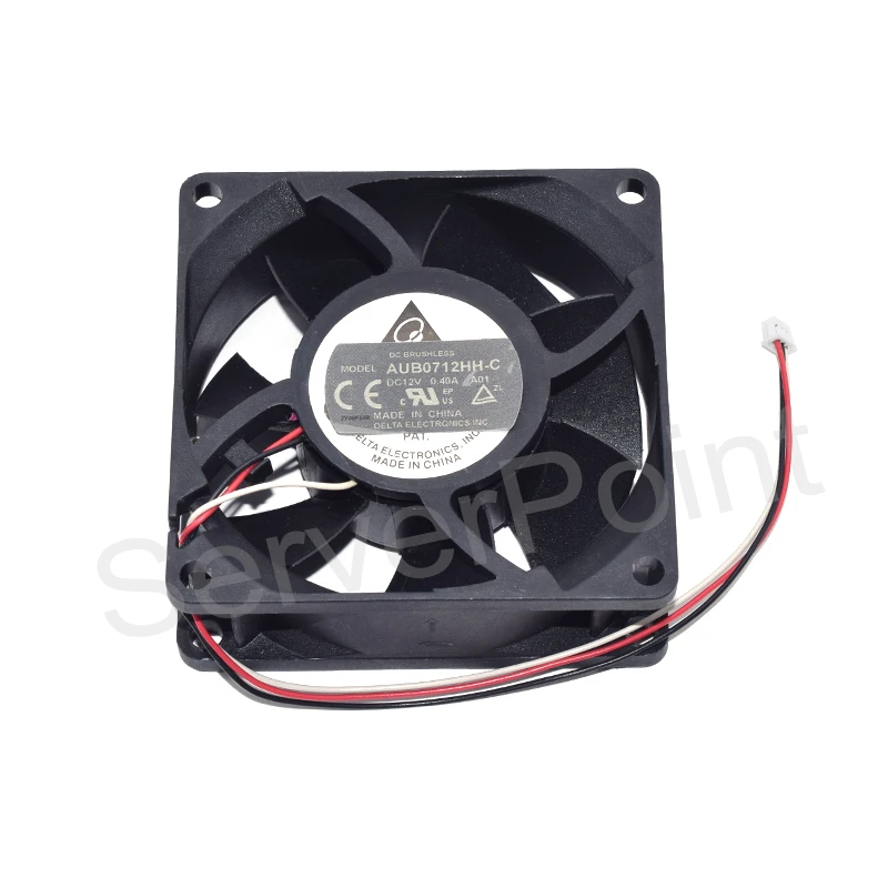 Тщательно прошедший Испытания телефон Delta Electronics AS303 X1173A DC 12V 0.40A 3-линейный Вентилятор охлаждения сервера 70x70x25 мм
