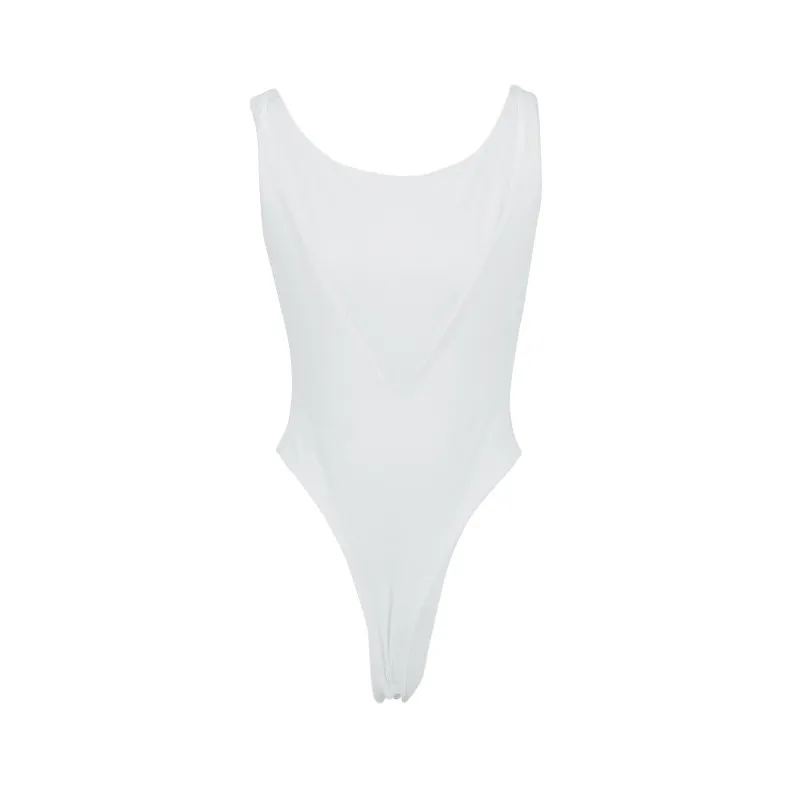 Женские Цельные Летние Боди С Открытой Спиной Сексуальная Клубная Одежда