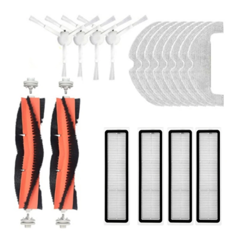 

Hot For Xiaomi Dreame Bot L10 Plus Z10 Pro Hepa Filter Main Side Brush Mop Cloth Rag For Robotic Vacuum Cleaner Spare Parts