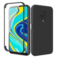donmeioy 360 full coverage soft case for xiaomi redmi note 9s 9 pro max phone case cover