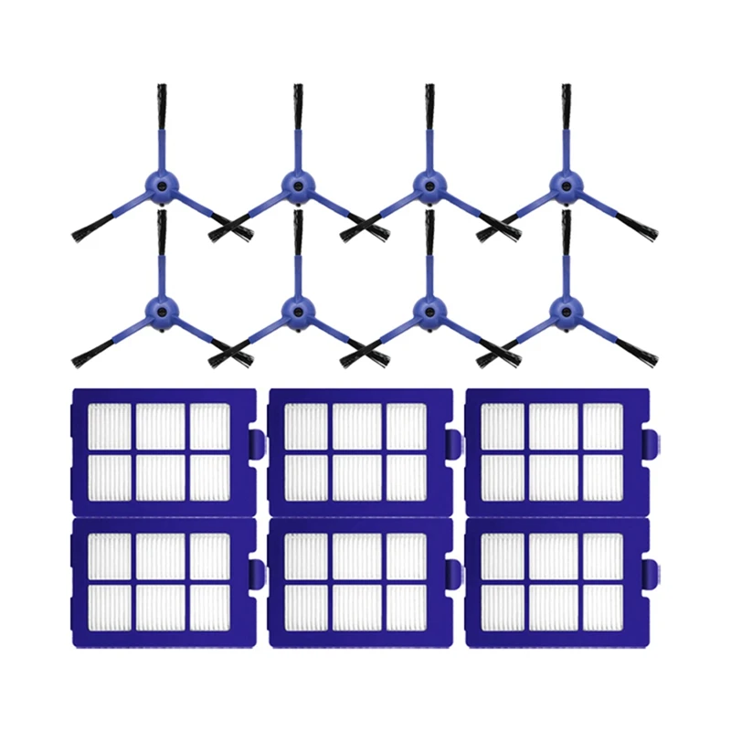 

Сменные детали для пылесоса Eufy By Anker, Robovac X8 Hybrid (8 боковых щеток + 6 фильтров)