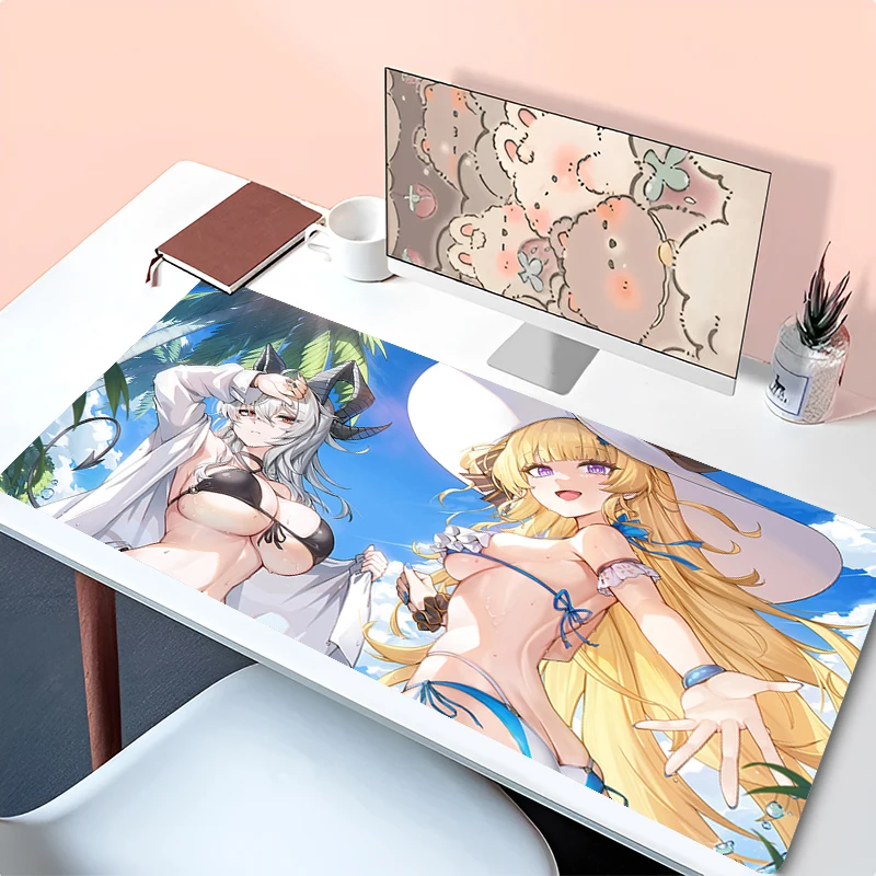 Коврик для мыши офиса ПК Сексуальный коврик Phoebe Zani ноутбука Wuthering Waves Kawaii