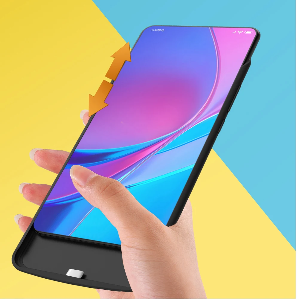 6800mah Silicone shockproof Power Bank Case For Xiaomi Mi 9 Backup Battery Charge Cover For Xiaomi Mi9 SE Battery Case Capa