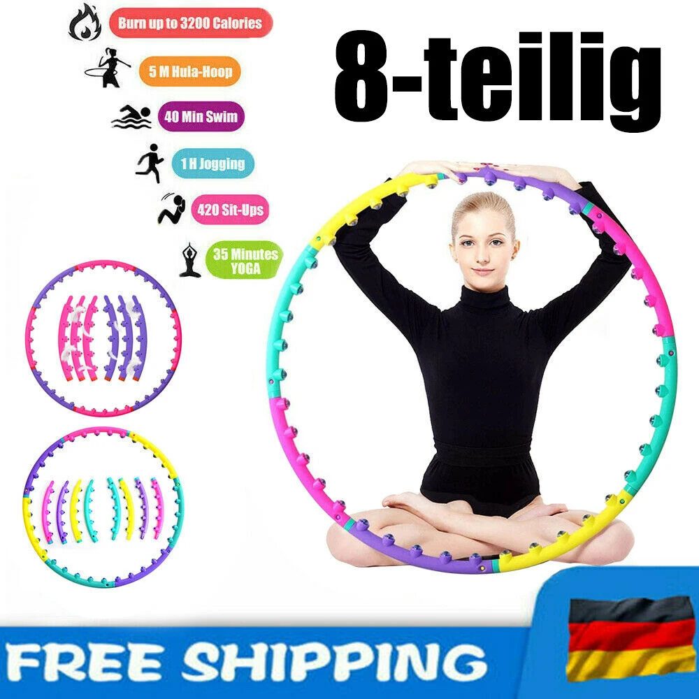 

Hula Hoop, massage nubs + magnets Hoopdance Hooping fitness tires