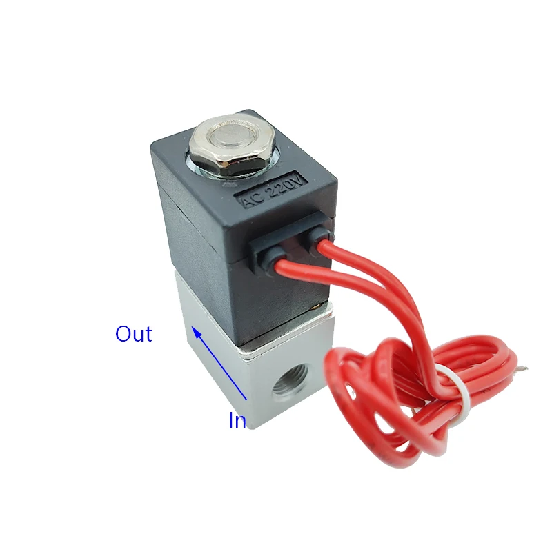 Электромагнитный клапан для компрессора 12 В 24 переменного тока 110 220 1/4 дюйма 1/8