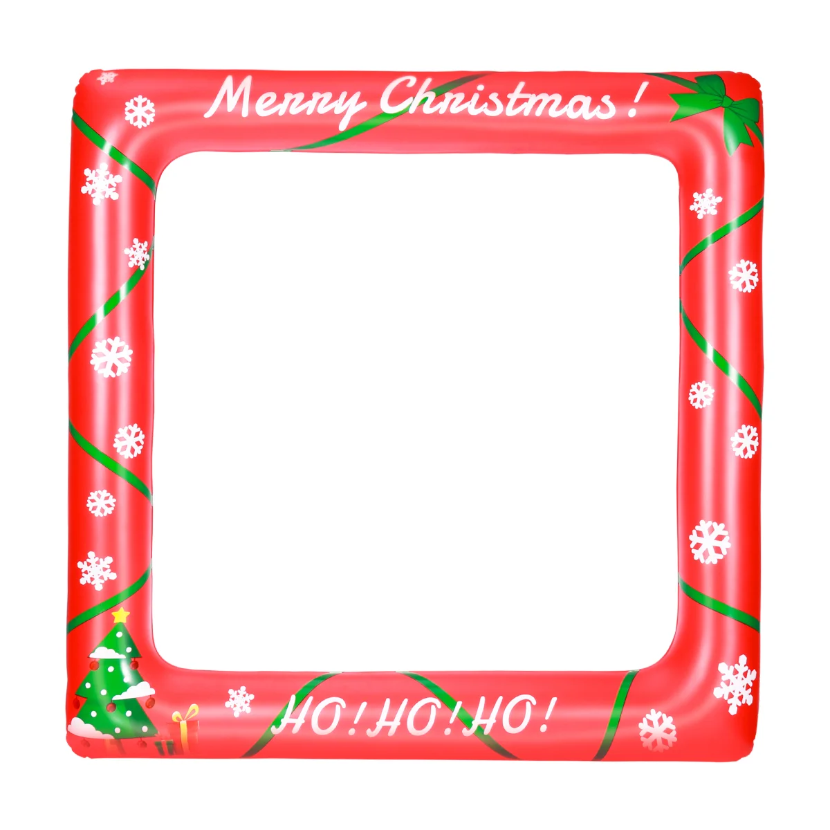 

Tinksky Christmas Frame Photo Booth Props Blow Party Props Party Selfie Picture Frame for Bridal