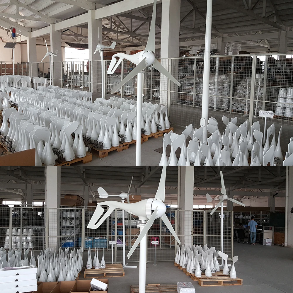 Ветряная турбина с контроллером MPPT 180 об./мин. 3 лезвия 5 кВт 12 В 24 V4 8 в