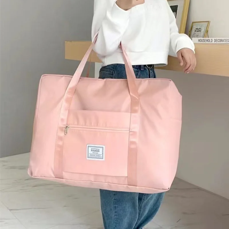 

Double Thickened Storage Bag, Folding Duffel Bag, Portable Aircraft Bag, Multifunctional Travel Shoulder Bag Organizer