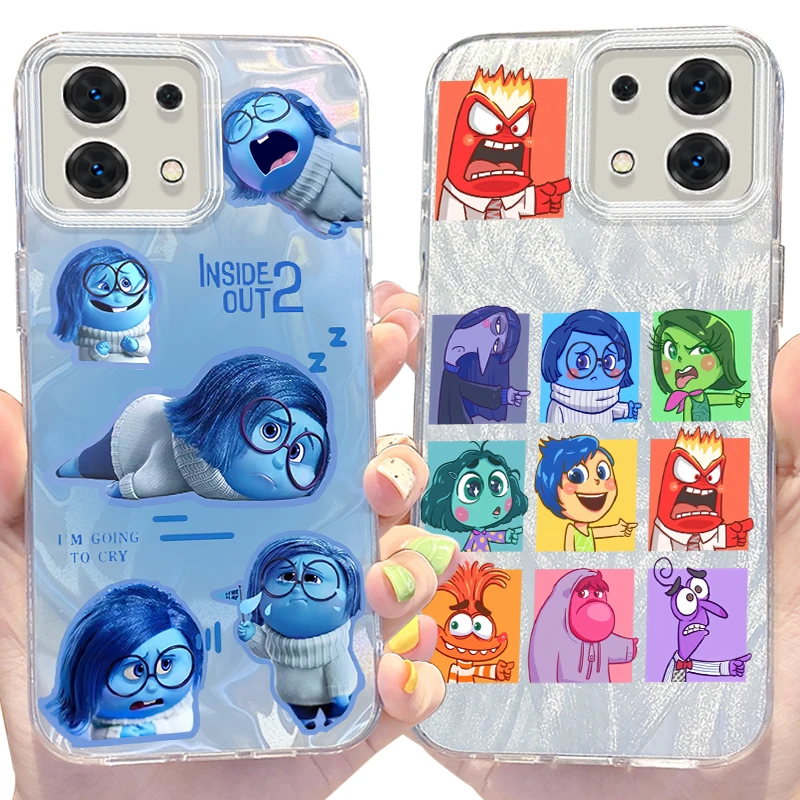 Disney Inside Out 2 Camlet Case for Xiaomi Redmi Note 13 12 Pro Plus 12S 11S 5G 11 10 9 4G 13C 12C 10C 9C A3 A2 A1 Hard Cover