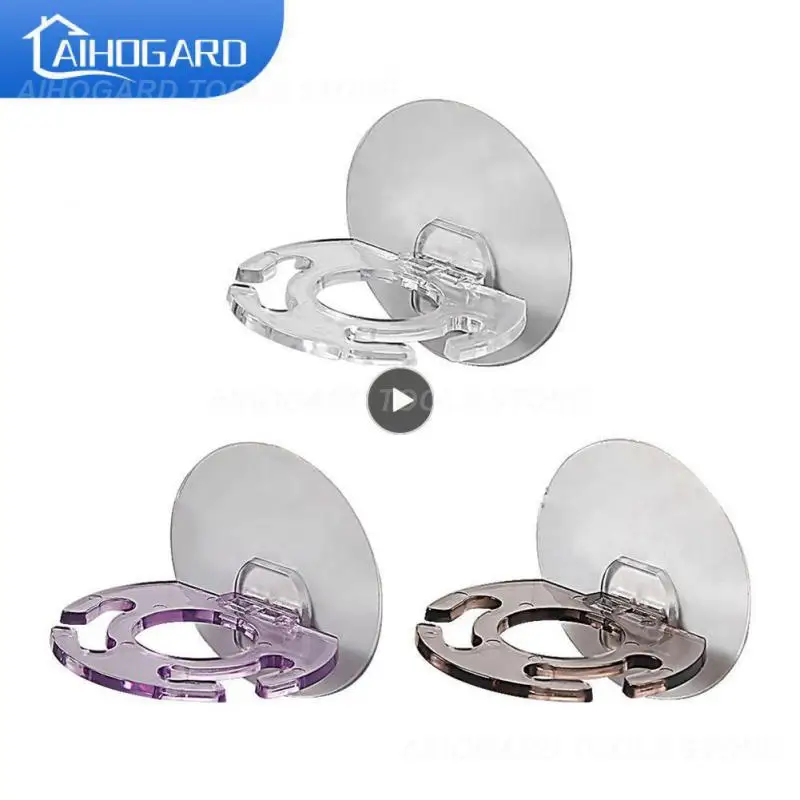 

Punch-free Razor Holder Creative Toothbrush Shelves Self-adhesive Wall-mounted Toothbrush Holder Bathroom Accessories Traceless