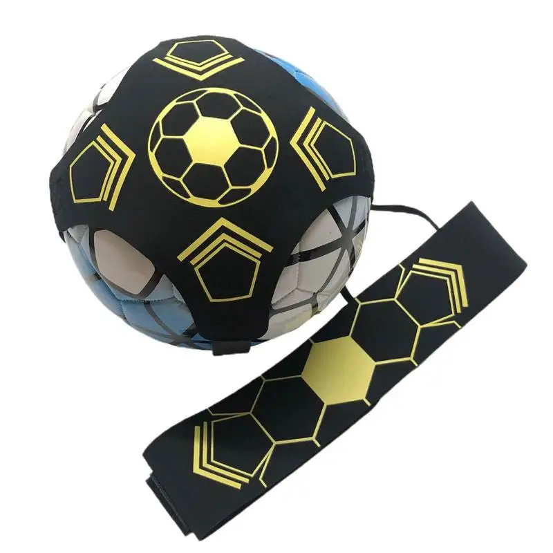

Soccer Ball Trainer Hands Free Kick Throw Sole Practice Equipment Football Dribble-up Exercise For Youth Adults Beginners