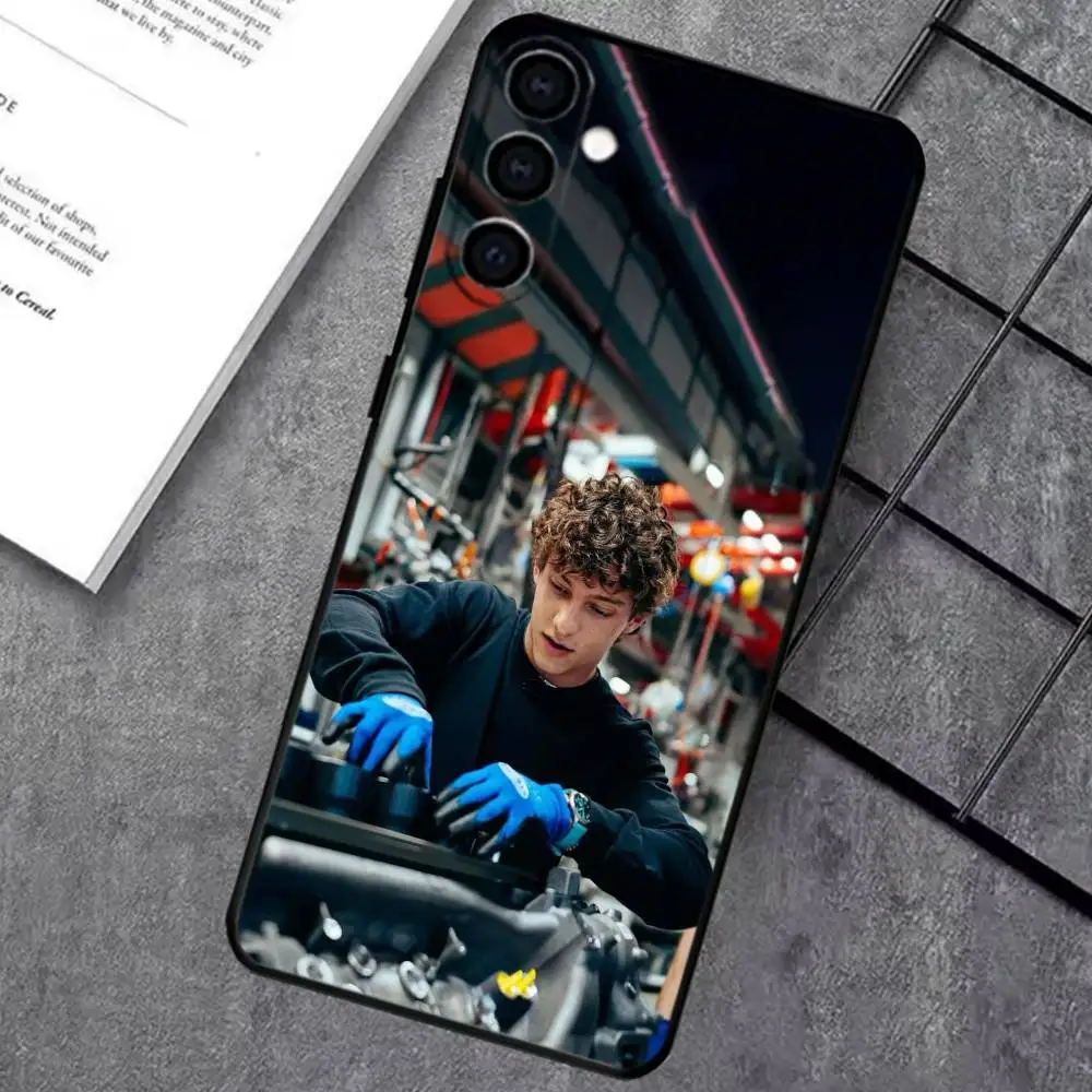 Фото Чехол для телефона Driver K-Kimi A-Antonelli для Samsung Galaxy A73, A72, A71, A70, A53, A52, A51 и других моделей, мягкий черный чехол №5
