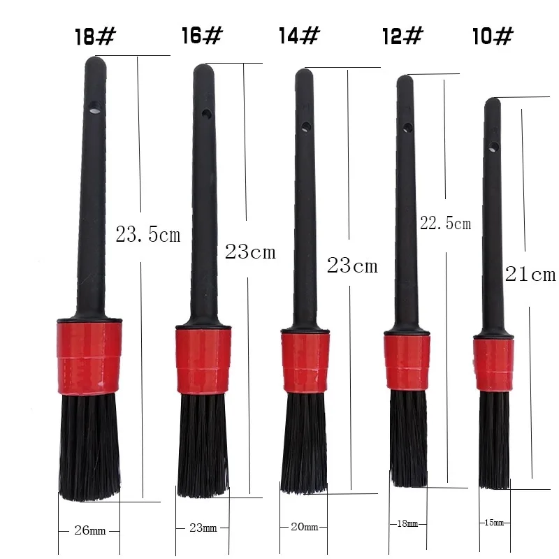 

Car Wash Beauty Detail Brush 5 Piece Set Car Crevice Cleaning Brush Interior Car Wash Cleaning Brush