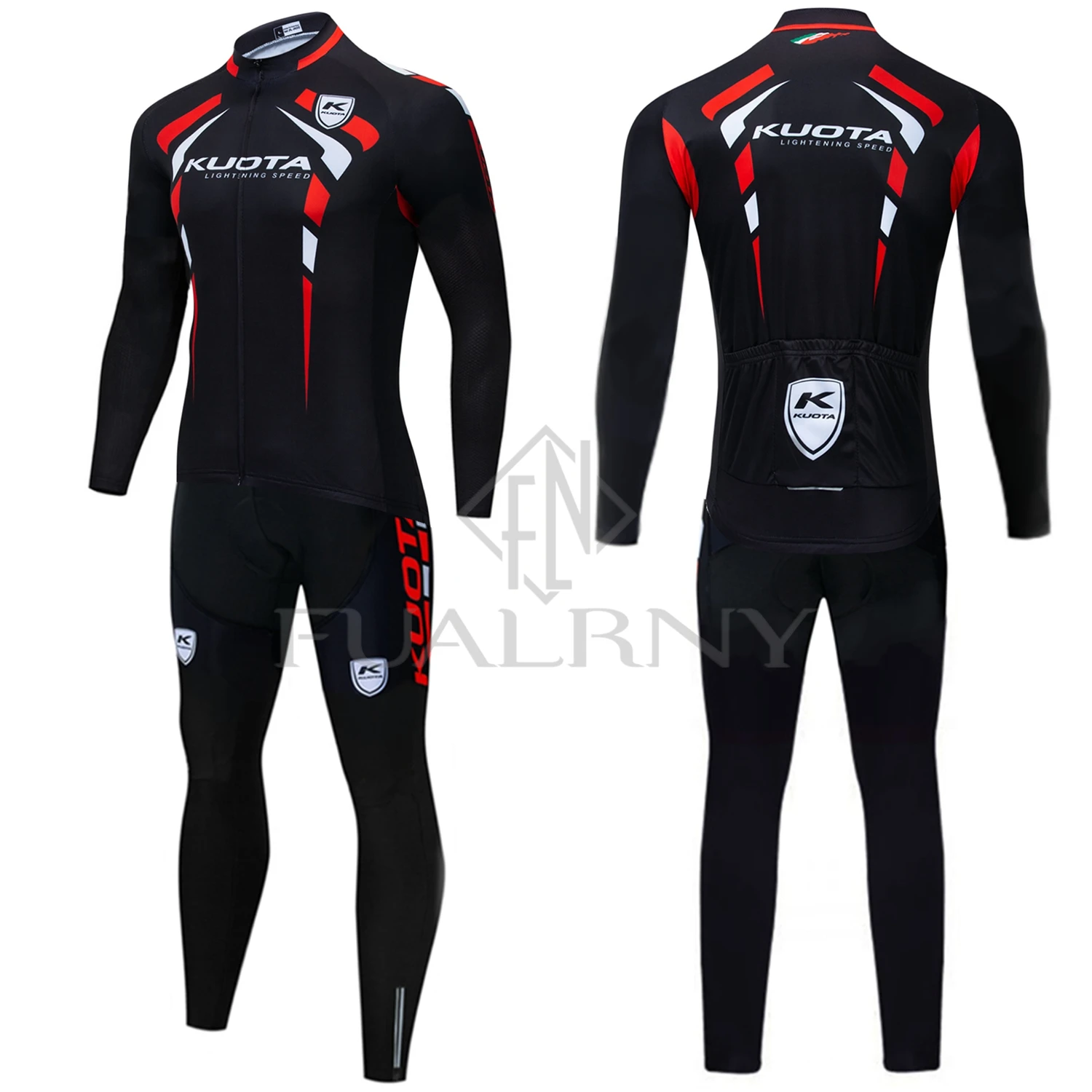 Осенний комплект из Джерси с длинным рукавом и спортивной одежды