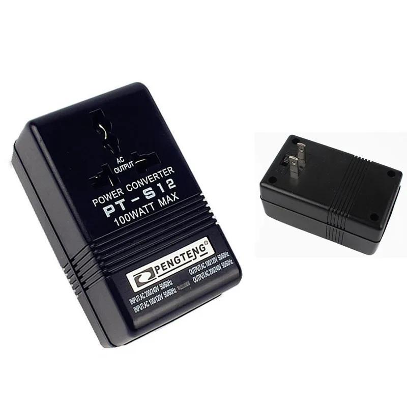 

2x Universal AC 100W Power 220V to 110V and 110V to 220V Two Way Conversion Change Voltage Transformer Power Converter Adapter
