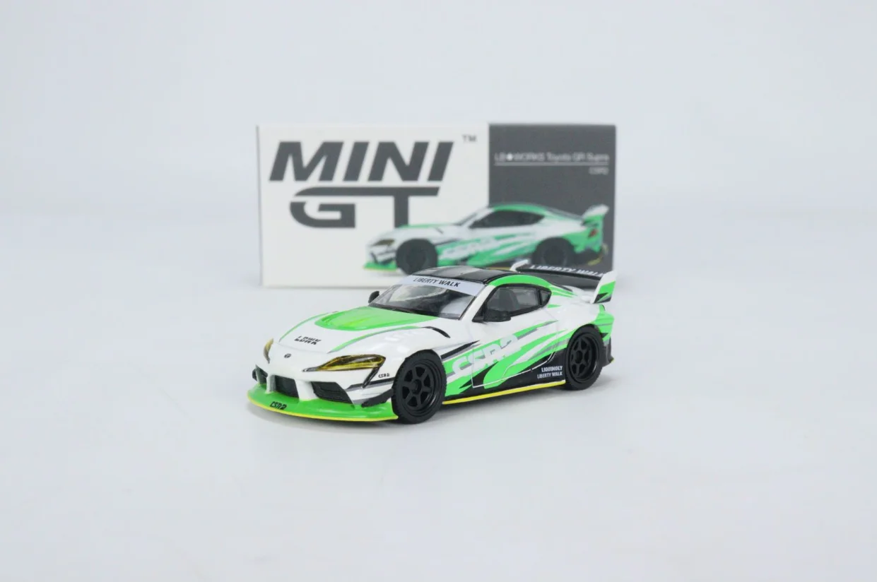 

MINI GT 1:64 LBWK Toyota Toyota GR Supra CSR2 alloy model collection decoration gift
