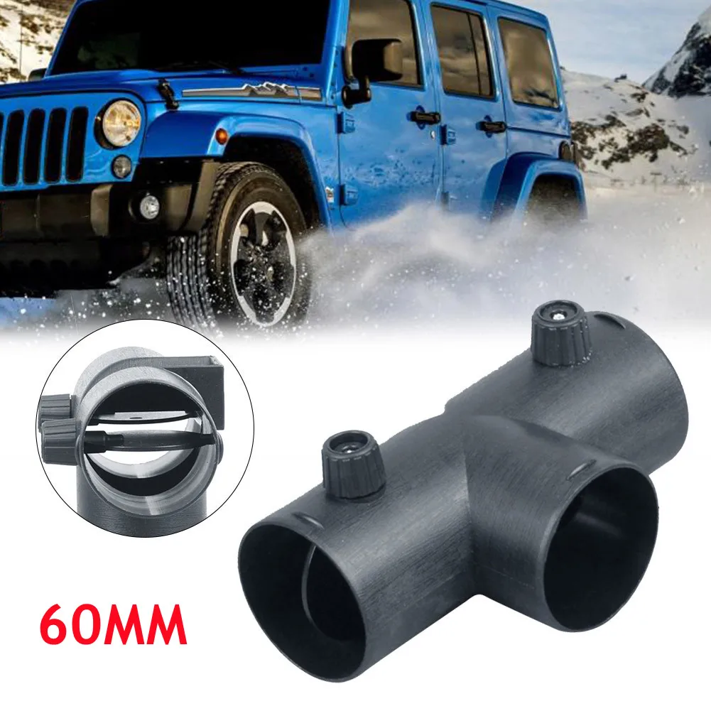 

60CM Air Vent Ducting T-out Connector Elbow Pipe Outlet Exhaust Connector Joiner For Webasto Eberspaecher Diesel Parking Heater