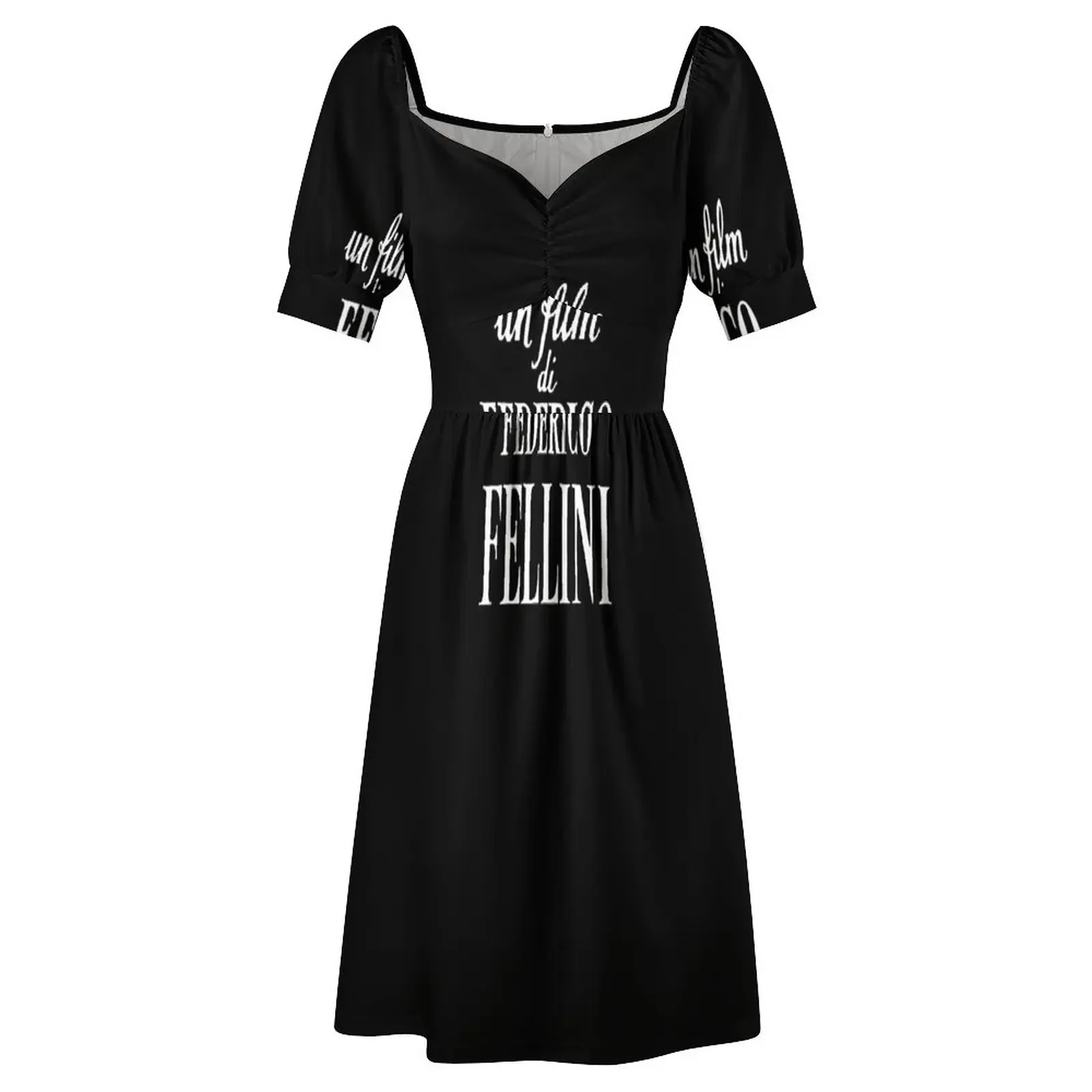 Federico Fellini кредит (Ночь Кабия) Платье без рукавов Платья женская одежда