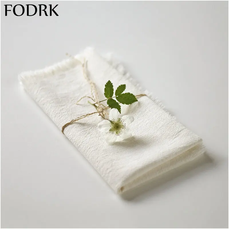 

6pcs Table Napkins Kitchen Country Wedding Deco Tablecloth Linen Birthday Decoration Towels Home Christmas Dinner Set Mark Place