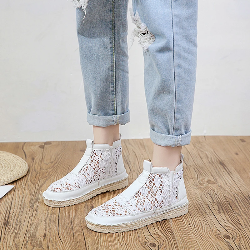 

HOT 2022 New Women's Breathable Mesh Summer Shoes Lace Walking Shallow New Solid Non Slip Casual Shoes 35-40