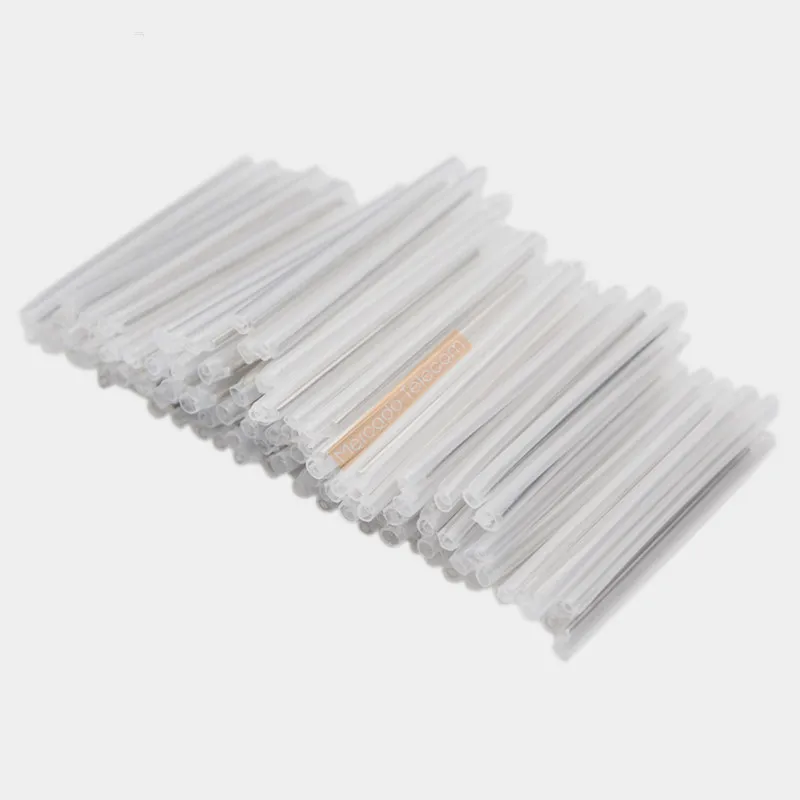 Фото 1.0*60mm Dual Core Rod Two Needle for Drop Cable Heat Shrink Fiber Optic Splice Protector Sleeves 60mm Fusion Protection Sleeve №2
