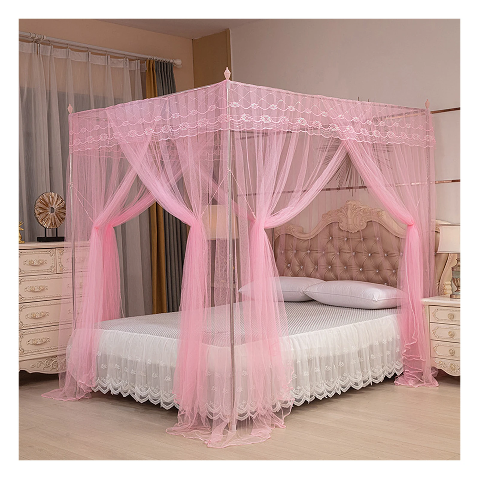 

Палатка для кровати faroot, 100% полиэстер, кружевной